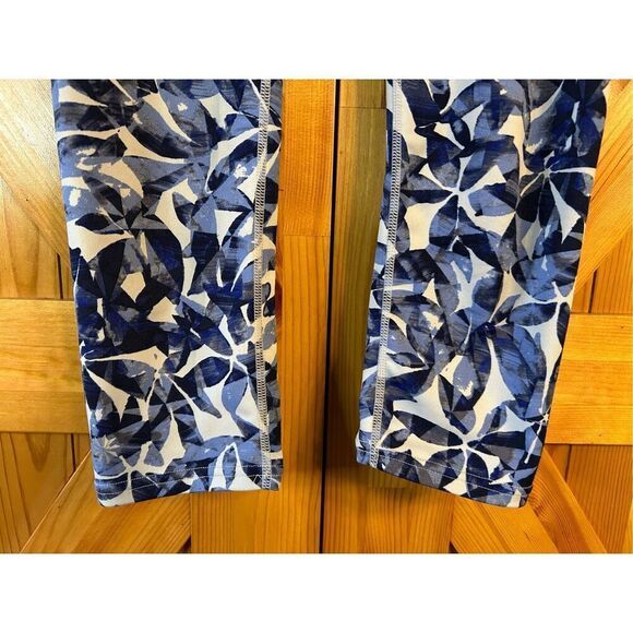 Athleta Woodlands Legging Size XS Blue White (0367) Read - Picture 2 of 9